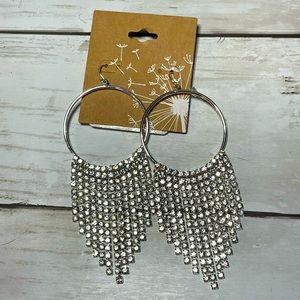 Rhinestone earrings